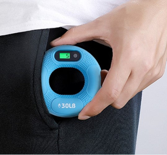 Sayaçlı El Güçlendirme Halkası - Akıllı Egzersiz Aleti - 30 LB