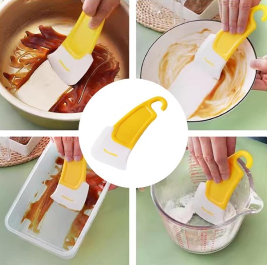 Silikon Uçlu Bulaşık Temizleme Kazıyıcı Spatula
