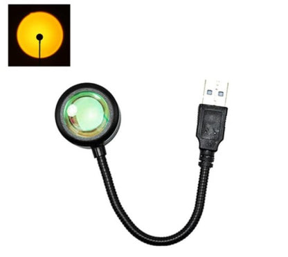 Taşınabilir USB Sunset Gün Batımı Ambiyans Işığı Lamba