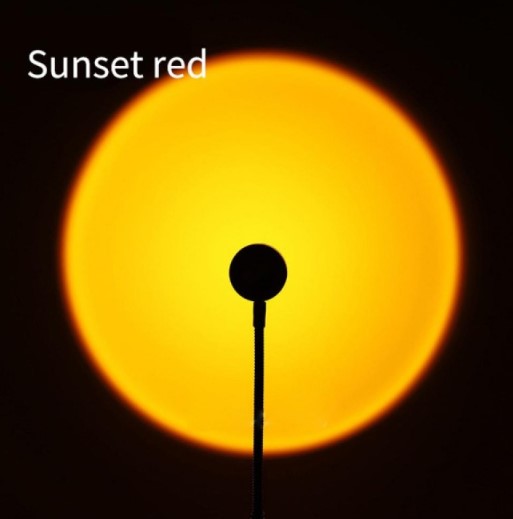 Taşınabilir USB Sunset Gün Batımı Ambiyans Işığı Lamba