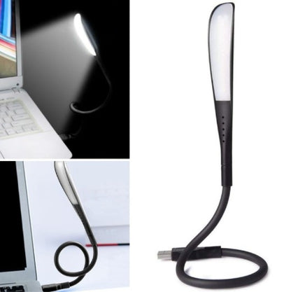 Kompakt USB Siyah 14 Ledli 3 Kademeli Dokunmatik Okuma Lambası
