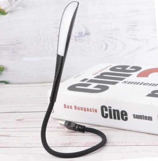 Kompakt USB Siyah 14 Ledli 3 Kademeli Dokunmatik Okuma Lambası