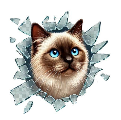Fulcar Kedi Tasarımlı Araç Stickerı