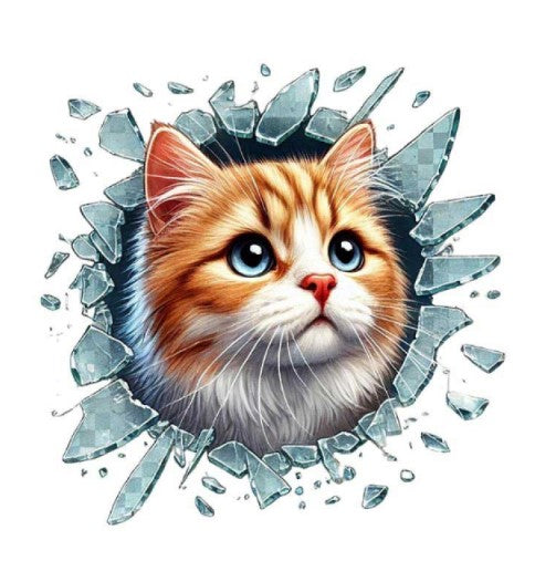 Fulcar Kedi Tasarımlı Araç Stickerı