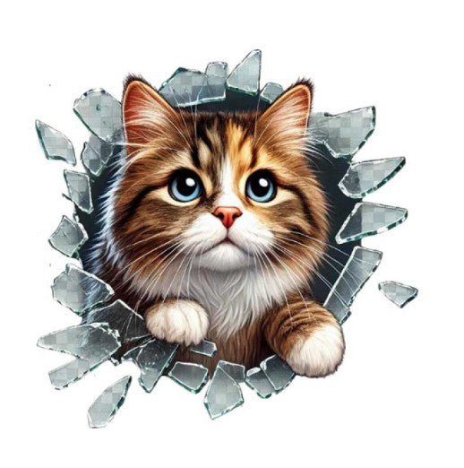 Fulcar Kedi Tasarımlı Araç Stickerı