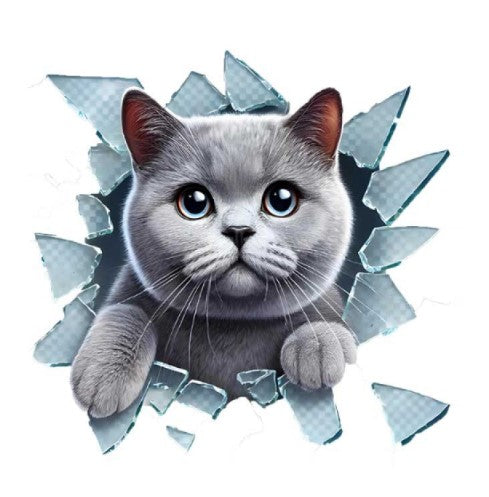 Fulcar Kedi Tasarımlı Araç Stickerı
