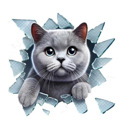 Fulcar Kedi Tasarımlı Araç Stickerı