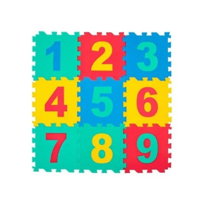 9 Parça Sayılar Puzzle Yer Matı