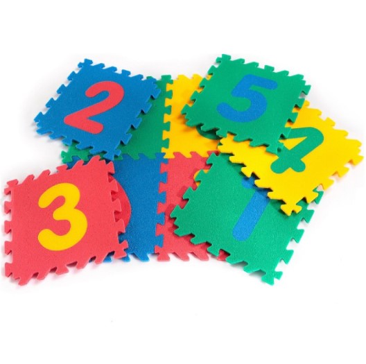 9 Parça Sayılar Puzzle Yer Matı