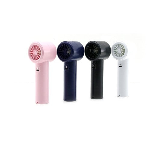 Mini El Fanı - Ayarlanabilir Hız - Dijital Gösterge - 5W - Karışık Renk