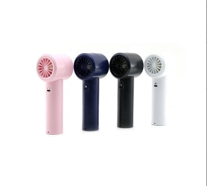 Mini El Fanı - Ayarlanabilir Hız - Dijital Gösterge - 5W - Karışık Renk
