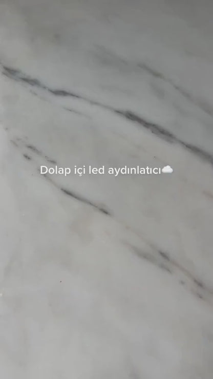 Pilli Menteşe LED Dolap İçi Aydınlatma